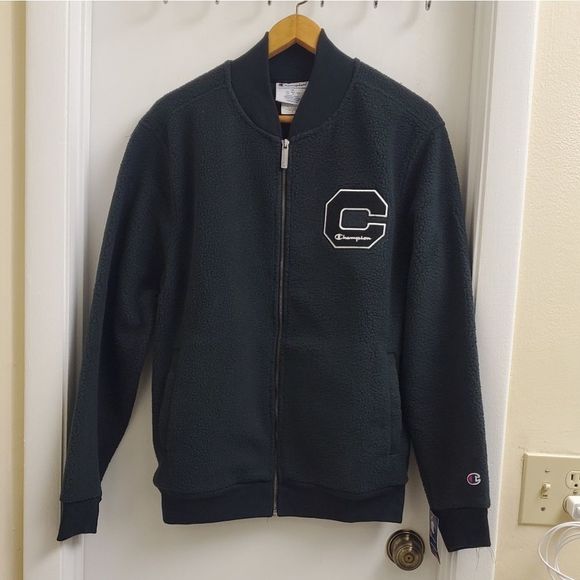 🤩New with tags champion sherpa sweater size men's medium - Picture 1 of 7